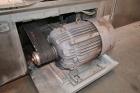 Used Oshikiri Horizontal Mixer, Model HM1000, 304 Stainless Steel.  Approximately 1000 pound (450 kg) dough weight batch size.  Stainless steel dimpled jacketed bowl approximately 42” front to back x...