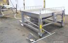 Used Peerless Spiral Flow Dough Feeder, Model SF-20CT, 304 Stainless Steel. 2000 Pound hopper capacity, approximately 66” long x 66” wide. Includes an approximately 8” diameter spiral auger, driven b...