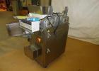 Used Rheon Cornucopia Extruder Encruster, Model KN400, Stainless Steel. Rated 60 PPM. Belt speed .07 - 1.20 feet per second (1.3-22 meters per second), .02 - .66 LB (10-300 gram) weight range, with a...