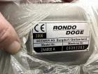 Used Rondo Doge SPF 602-H Dough Make-Up Line.