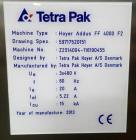 Tetra Pak Fruit Feeder, Model Hoyer Addus FF 4000 F2