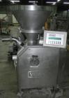 Used Vemag Reiser Continuious Vacuum Filler, Model Robot 500, Type 128/90. Filling rate up to 2,500 kg/hr depending on feed element, portion weight 5-30,000 g, can be set in increments of .01 or 1 g,...