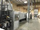 Used 2- Zone Cyclothermic Band Oven. (Believed to be Werner Lahara or APV) Baking chamber divided into two zones with independent temperature adjustment. The oven is 39.5” wide x 50.5” tall x 60’ lon...