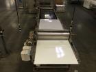 Used 2- Zone Cyclothermic Band Oven. (Believed to be Werner Lahara or APV) Baking chamber divided into two zones with independent temperature adjustment. The oven is 39.5” wide x 50.5” tall x 60’ lon...