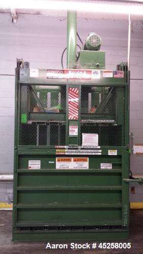 Used PTR Baler Downstroke, Model 2300HD. Dimensions: 95" wide x 43” deep x 99" high. Weight: approximately 5400 lbs. Motor: 10 hp, bale size: 60” x 30” x 48”. Cylinder: 6", bale weight: 1000 lbs. Mat...