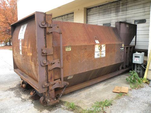 Used Marathon RamJet Waste Compactor, Model RJ250SC, approximate 30 yard container, serial# 76893.