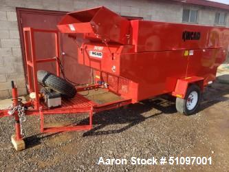 Used Kincade 36" Belt Thrasher. Powered by 10 HP Gasoline Engine.