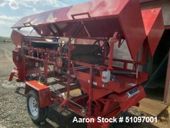 Used Kincade 36" Belt Thrasher. Powered by 10 HP Gasoline Engine.