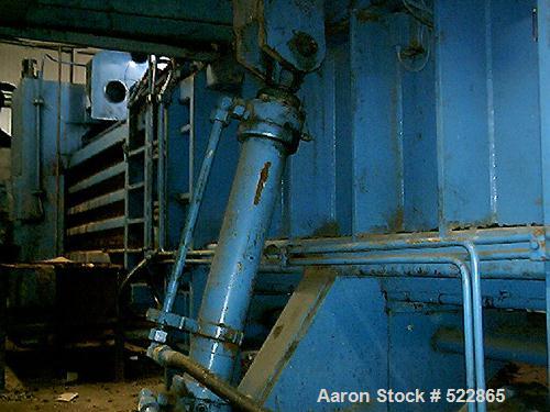 Used BOA Recycling Equipment Automatic Baler, approximate 80 tonne force. 2 x 35 kw motors. Four wire. Every day use.