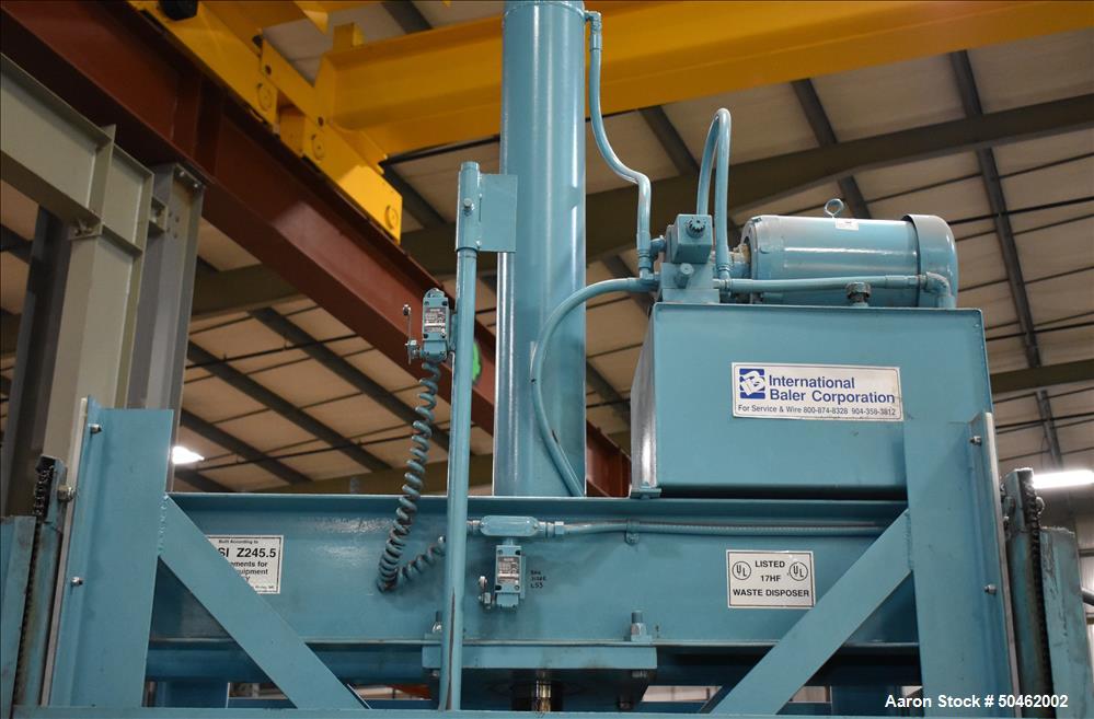 Used Baler International Corp Industrial Baler, Model IVB606HD
