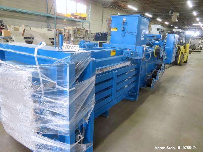 Used Balemaster BB Series Model Q6 Auto-Tie Baler – 30"x36" Bale, 20 HP, 3000 PSI, Touchscreen PLC, 1995