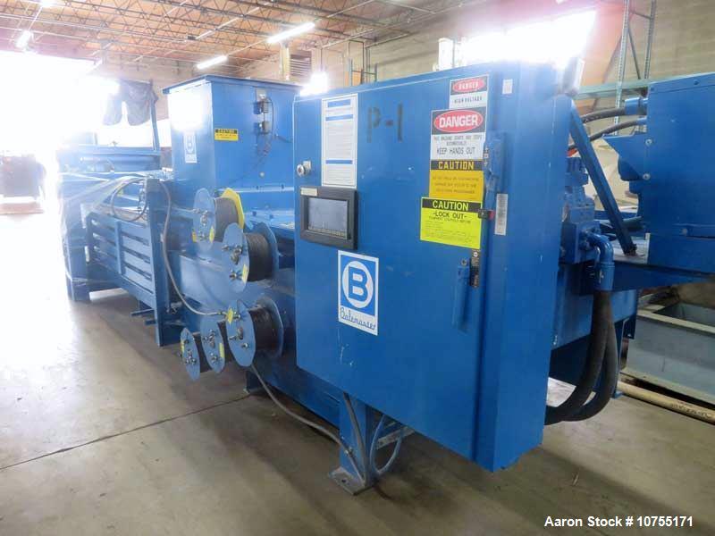 Used Balemaster BB Series Model Q6 Auto-Tie Baler – 30"x36" Bale, 20 HP, 3000 PSI, Touchscreen PLC, 1995