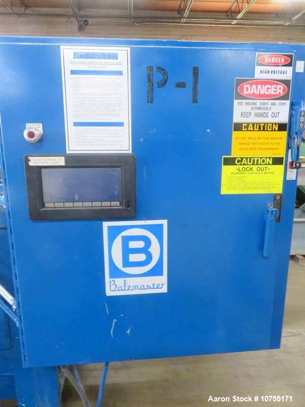 Used Balemaster BB Series Model Q6 Auto-Tie Baler – 30"x36" Bale, 20 HP, 3000 PSI, Touchscreen PLC, 1995