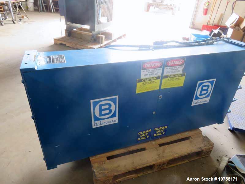 Used Balemaster BB Series Model Q6 Auto-Tie Baler – 30"x36" Bale, 20 HP, 3000 PSI, Touchscreen PLC, 1995