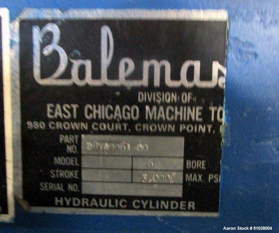 Used Balemaster Horizontal Auto Tie Baler.