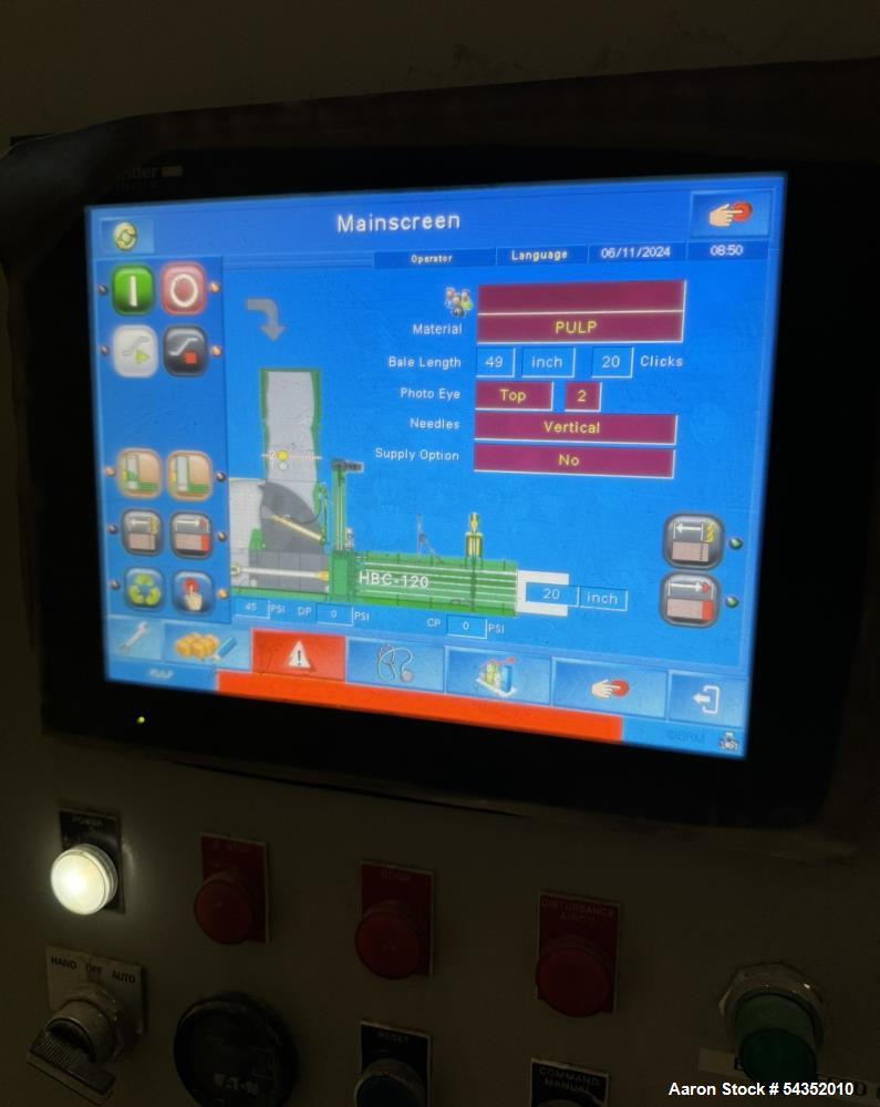 Bollegraaf HBC120 Horizontal Channel Baler – Recycling Baler 90KW