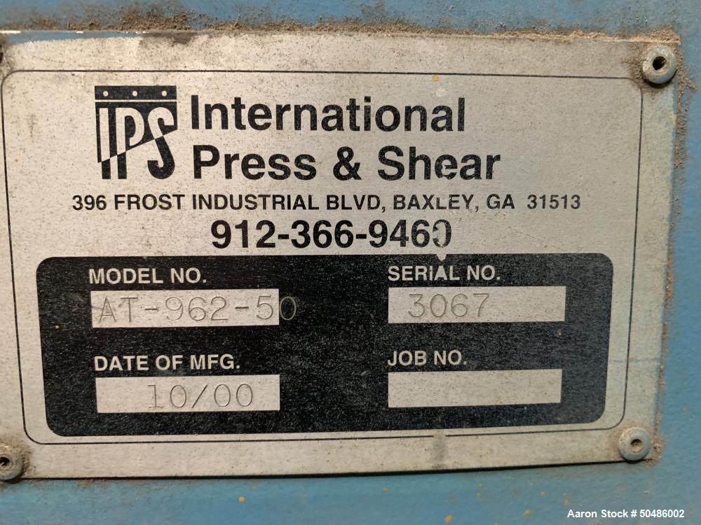 Used- International Press & Shear (IPS) Horizontal Baler