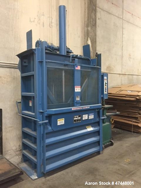 Used- Marathon Vertical Baler, Model V-6030 HD. C
