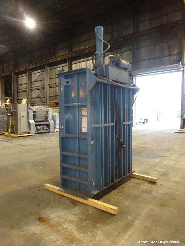 Used Marathon Vertical Baler, Model 6030, Carbon Steel.