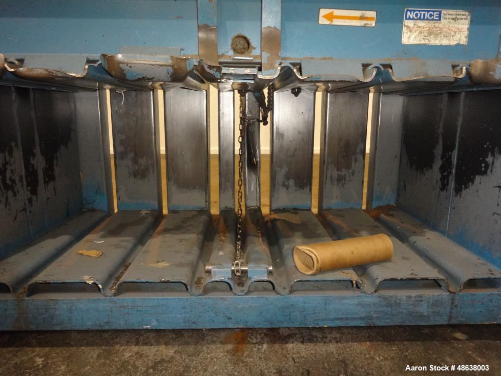 Used Marathon Vertical Baler, Model 6030, Carbon Steel.