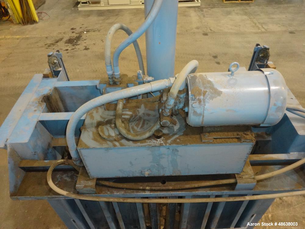 Used Marathon Vertical Baler, Model 6030, Carbon Steel.