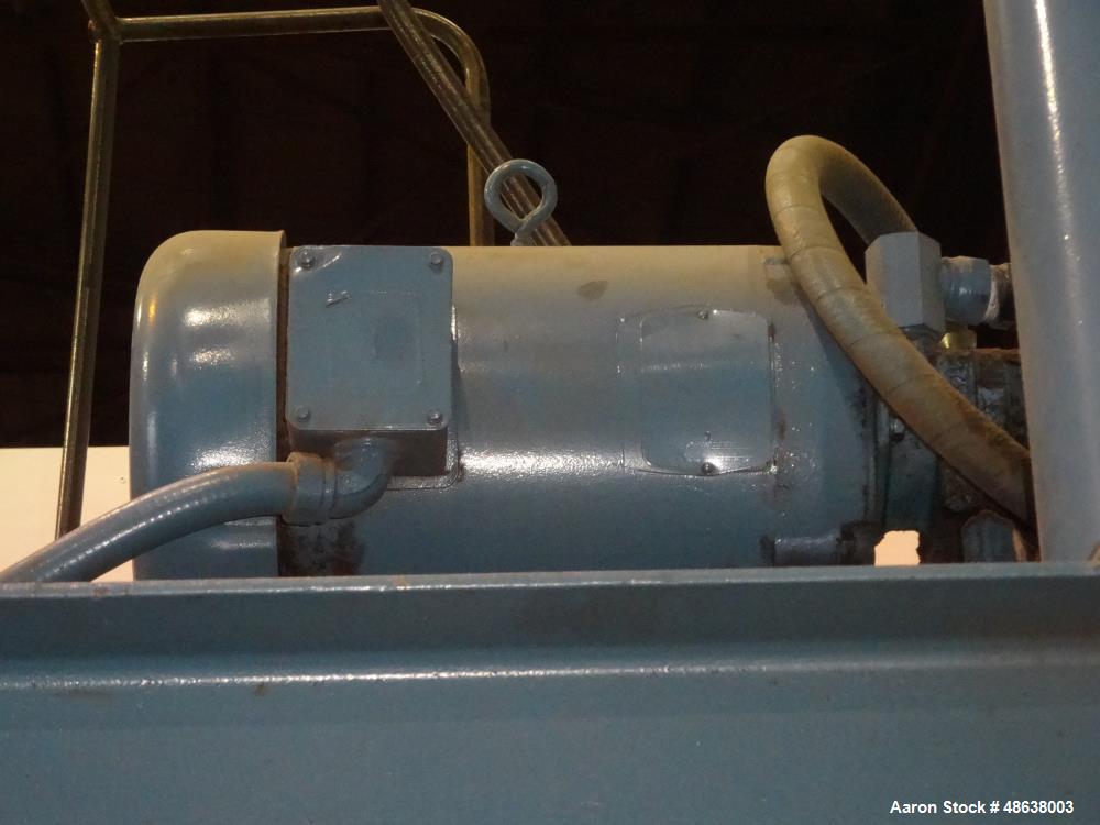 Used Marathon Vertical Baler, Model 6030, Carbon Steel.