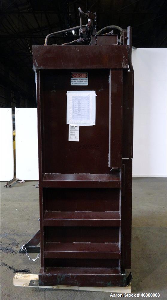 Used Marathon Vertical Baler, Model V-6030 HD, Carbon Steel.