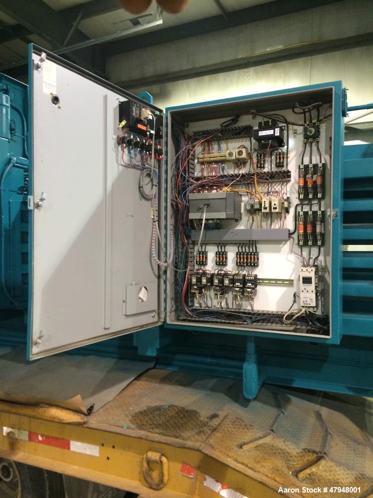 Used Maren Baler, Model 203-103-S. Horizontal style with auto tie, 600 Volts. Mfg. 1998.
