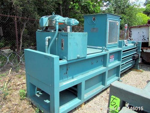 Used- Carbon Steel Maren Automatic Horizontal Baler, Model 72