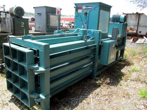 Used Carbon Steel Maren Automatic Horizontal Baler, Model 72
