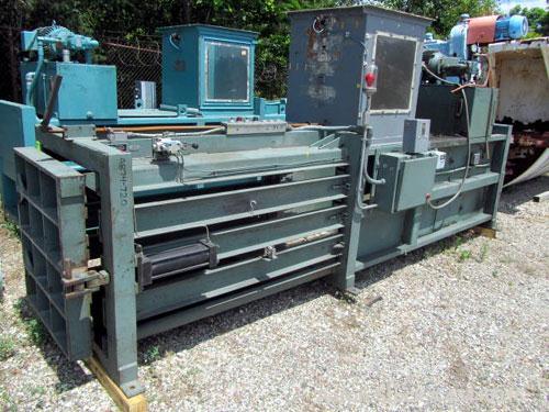 Used-  Carbon Steel Maren Automatic Horizontal Baler, Model 72