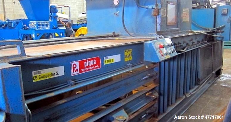 Used Piqua 72" Horizontal Closed End Baler