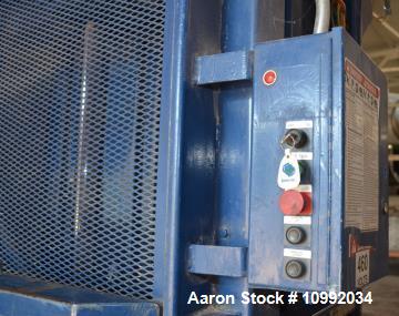 Used Marathon Model V603002 Vertical Baler. 6" diameter cylinder, 3.5" cylinder rod, 48" cylinder stroke. 50 cubic foot bale volume. 6 bale ties, 56,500 pounds platen force, 34 PSI platen pressure. 2...