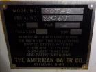 Used American Baler Company, Model 60IHD, Vertical, Carbon Steel.