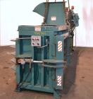 Used Marathon Equipment Closed End Horizontal Side Ejector Baler, Model SE-503042-830, Carbon Steel. Feed chamber 50’’ long x 30’’ wide with hopper. Bale weight up to 1500 pounds. Cycle time 20 secon...