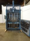 Used Marathon Vertical Baler, Model 6030, Carbon Steel.