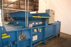 Used Excel Manufacturing Horizontal Baler, Model EX60II, Carbon Steel. Approximate bale size 30