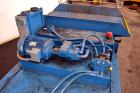 Used Excel Manufacturing Horizontal Baler, Model EX60II, Carbon Steel. Approximate bale size 30