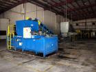 Used Excel Manufacturing Horizontal Baler, Model EX62, Carbon Steel. Approximate bale size 30