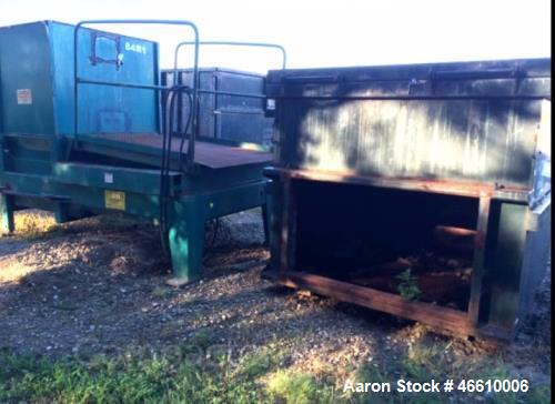 Used LoDal Stat-A-Pack Trash Compactor. 8 yard, has guide island, 208 volt.
