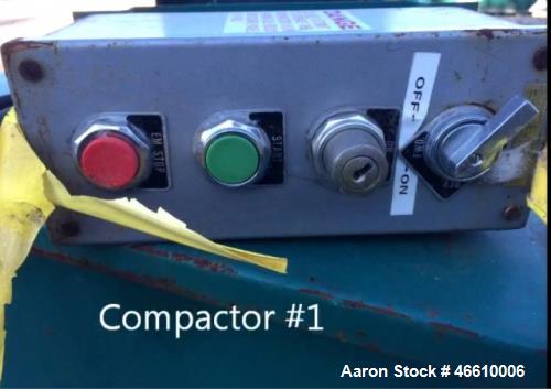 Used LoDal Stat-A-Pack Trash Compactor. 8 yard, has guide island, 208 volt.