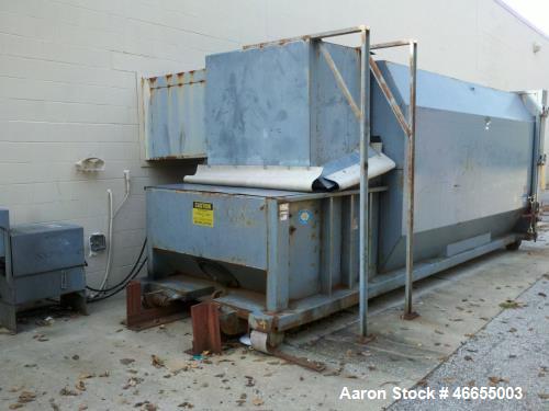 Used JV Manufacturing Compactor Cram-A Lot CC-02-KM Compacto.  JV Manufacturing Compactor and Box (1 Unit) SCR-T12-30.