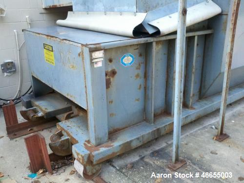 Used JV Manufacturing Compactor Cram-A Lot CC-02-KM Compacto.  JV Manufacturing Compactor and Box (1 Unit) SCR-T12-30.