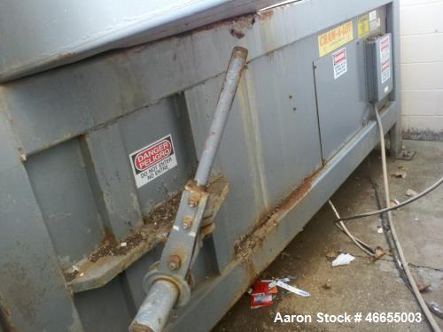 Used JV Manufacturing Compactor Cram-A Lot CC-02-KM Compacto.  JV Manufacturing Compactor and Box (1 Unit) SCR-T12-30.