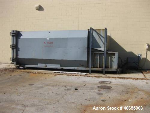 Used JV Manufacturing Compactor Cram-A Lot CC-02-KM Compacto.  JV Manufacturing Compactor and Box (1 Unit) SCR-T12-30.