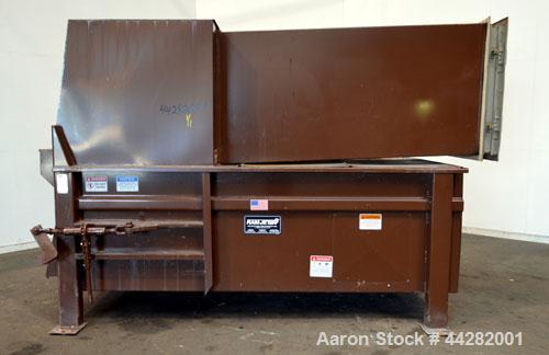 Used Carbon Steel Marathon Equipment RamJet Stationary Compactor, Model RJ-225VL