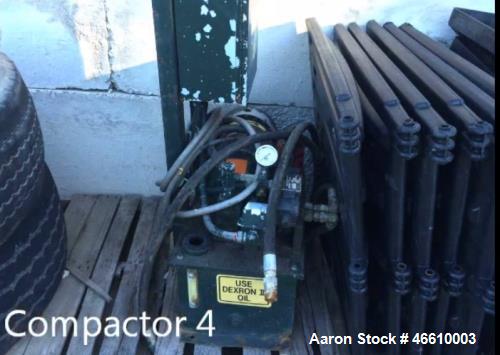 Used Parker Trash Compactor. Capacity: 15 yards, measurements: 15 ft. x 8 ft. x 8 ft. Voltage: 220.