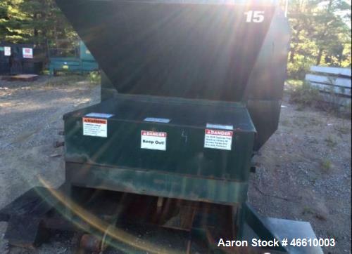 Used Parker Trash Compactor. Capacity: 15 yards, measurements: 15 ft. x 8 ft. x 8 ft. Voltage: 220.