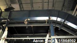  60" X 56' Incline Feed Conveyor. Approximate 60" Wide rubber belt, chain driven. Approximate 56' li...
