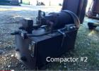 Used Baldor Electric Co. Trash Compactor. Capacity: 27 yards. Measurements: 23 ft. x 7 ft. x 8 ft. Model: Baldor Industrial 3 Phase Voltage: 460.